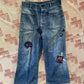 1960s Denim Patchwork Jeans