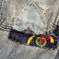 1960s Denim Patchwork Jeans